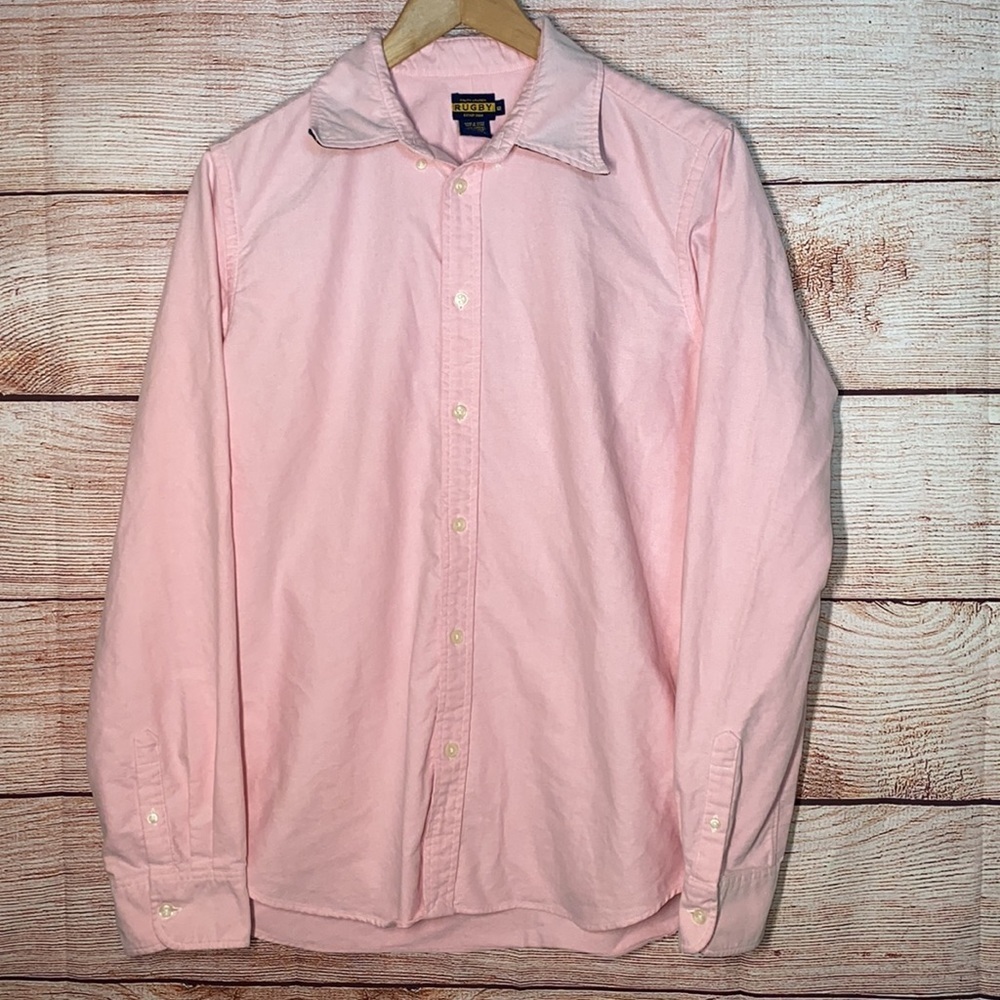 Ralph Lauren Rugby Women’s Pink Button Down Shirt